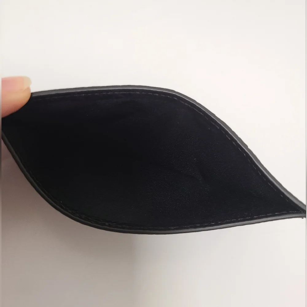 Kate Spade NY Red Vinyl Accessory Pouch & Black Pebbled Leather Card Case Set